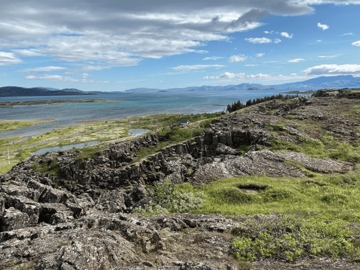A photo of the scenic landscapes of Iceland taken by a Hazel Grove High School staff member.