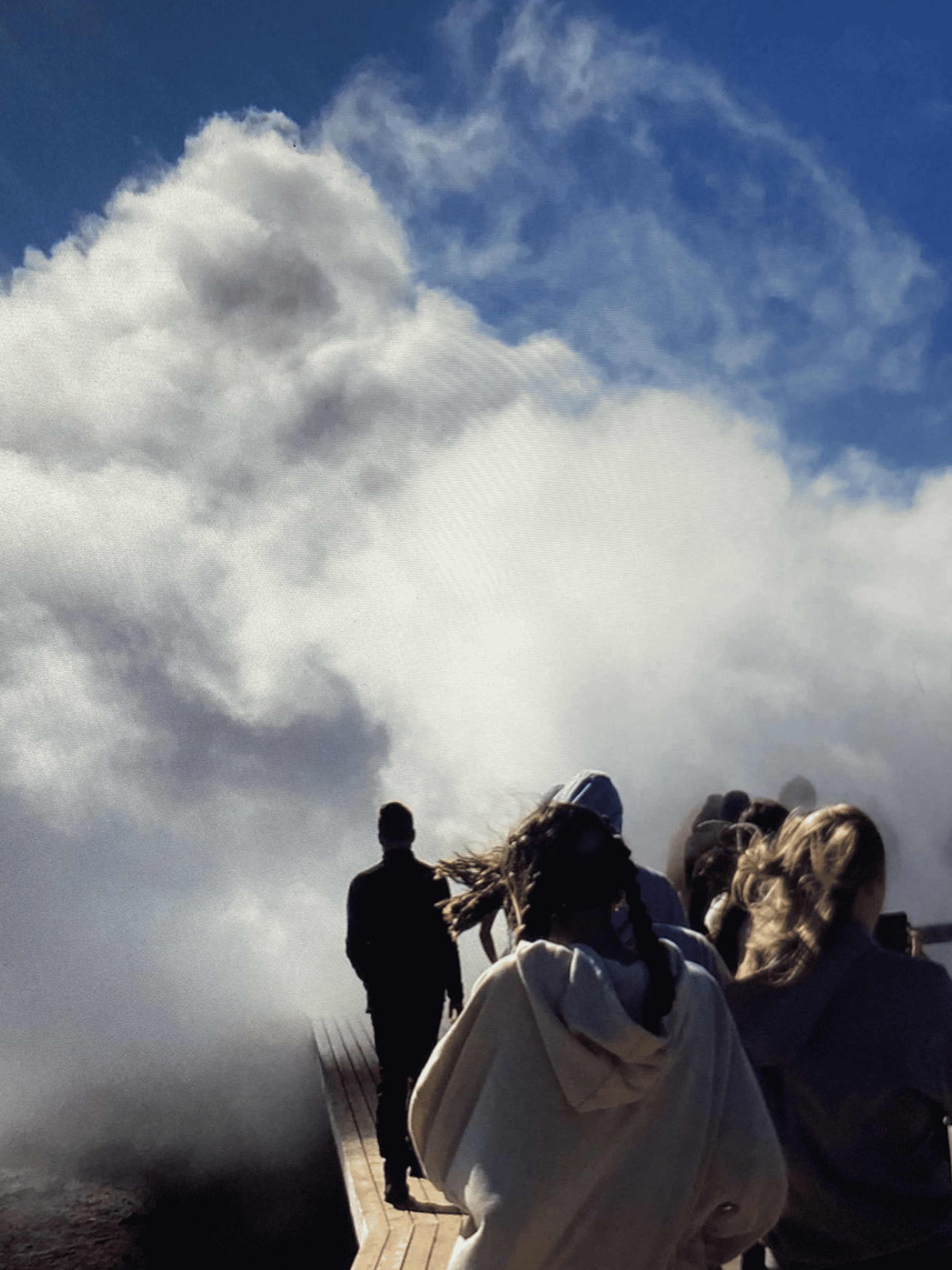 Hazel Grove High School students in Iceland