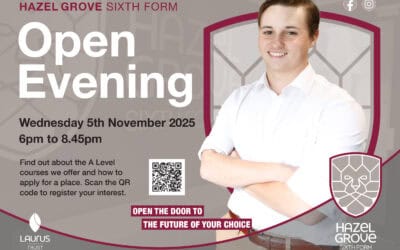 Hazel Grove Sixth Form Open Evening 2025