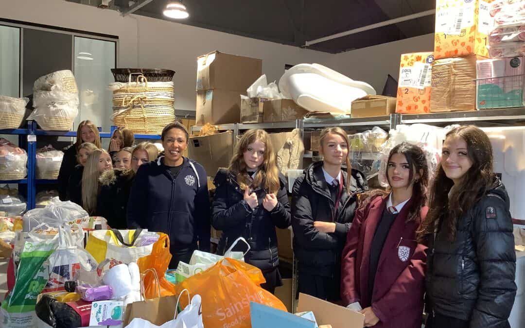 Year 10 Students Share the Spirit of Giving with Early Essentials Manchester