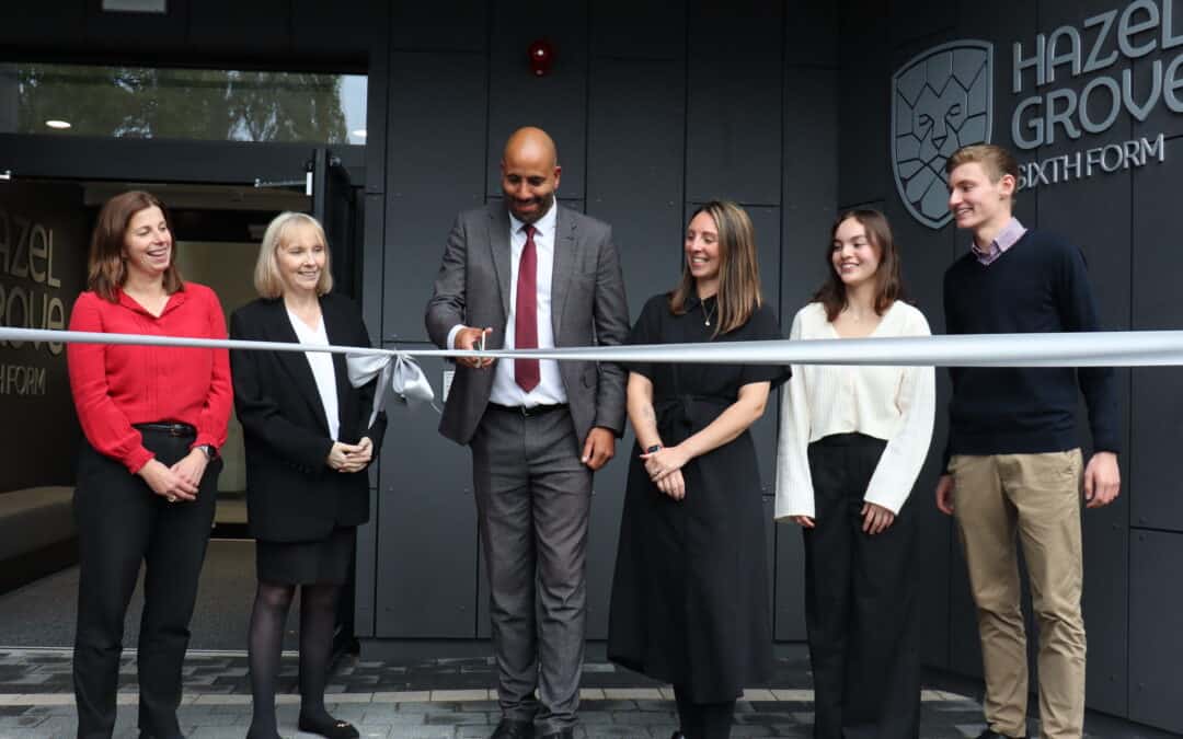 Hazel Grove Sixth Form has officially reopened