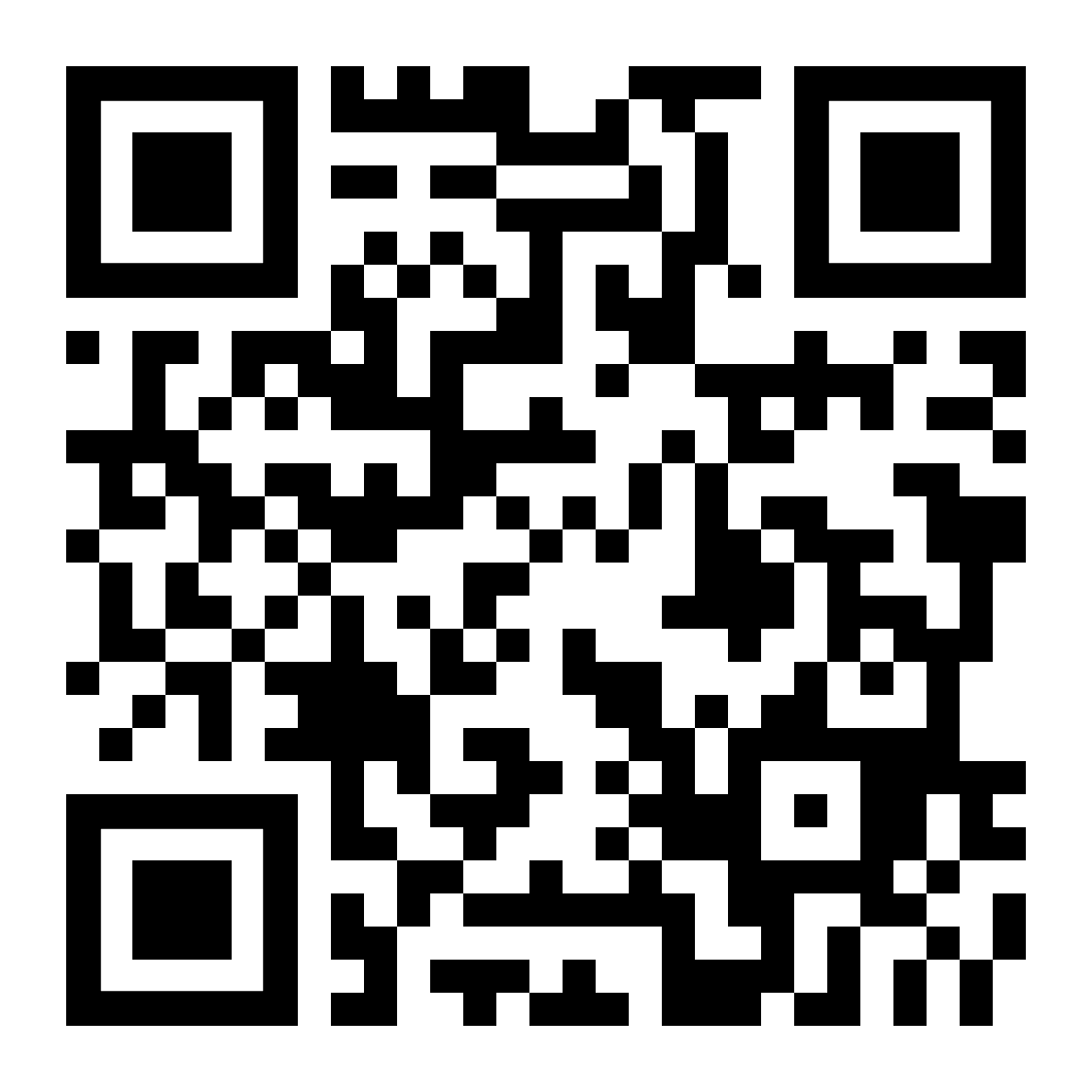 - Hazel Grove High School A QR code which leads to the Stockport Online Safety Hub website.