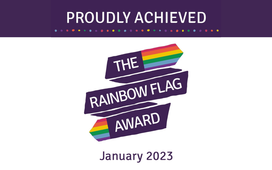 Hazel Grove High School receives Rainbow Flag Award